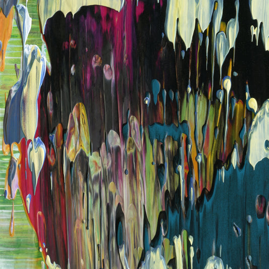 Insufficient Utterance C1 is an abstract oil-on-canvas artwork, a fractal of its parent painting Insufficient Utterance created by Anna Judd for the Scales Collection.