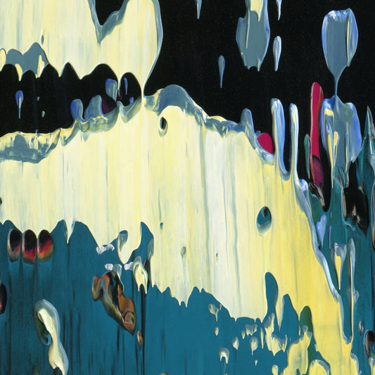 Insufficient Utterance C2 is an abstract oil-on-canvas artwork, a fractal of its parent painting Insufficient Utterance created by Anna Judd for the Scales Collection.