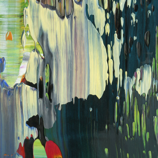 Insufficient Utterance D1 is an abstract oil-on-canvas artwork, a fractal of its parent painting Insufficient Utterance created by Anna Judd for the Scales Collection.