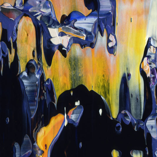 It's All So Oh I Don't Know A4 is an abstract oil-on-canvas artwork, a fractal of its parent painting It's All So Oh I Don't Know created by Anna Judd for the Scales Collection.
