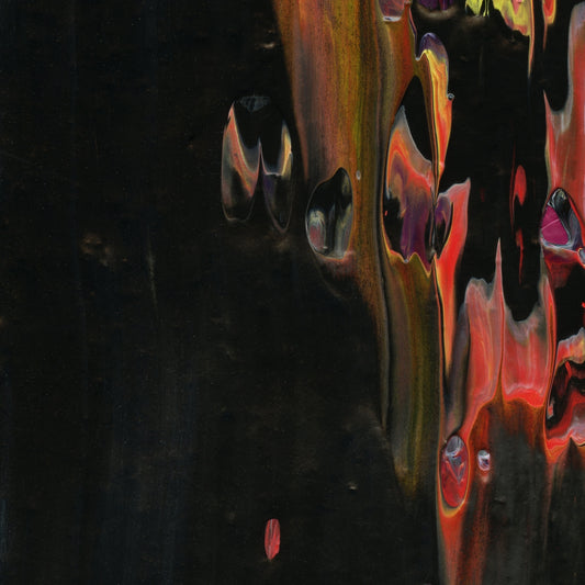 Jewel of Terebithia B2 is an abstract oil-on-canvas artwork, a fractal of its parent painting Jewel of Terebithia created by Anna Judd for the Scales Collection.