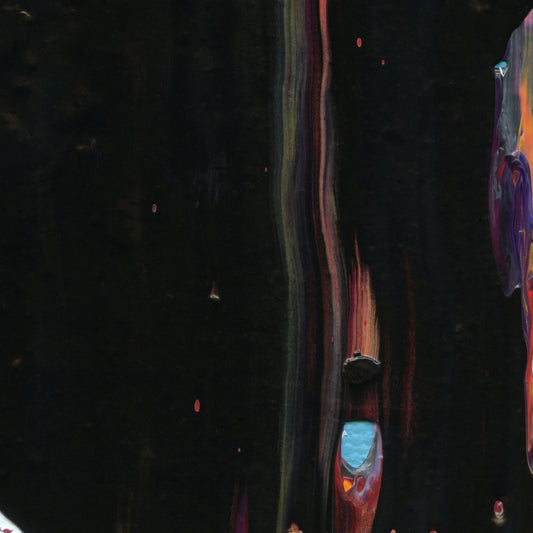 Jewel of Terebithia B4 is an abstract oil-on-canvas artwork, a fractal of its parent painting Jewel of Terebithia created by Anna Judd for the Scales Collection.