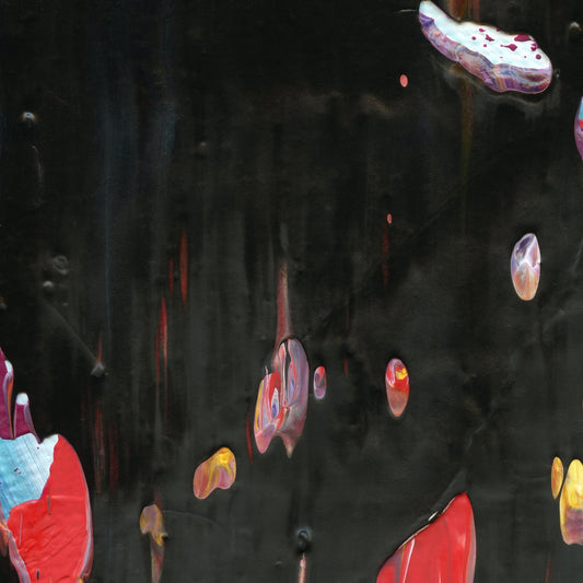 Jewel of Terebithia C2 is an abstract oil-on-canvas artwork, a fractal of its parent painting Jewel of Terebithia created by Anna Judd for the Scales Collection.