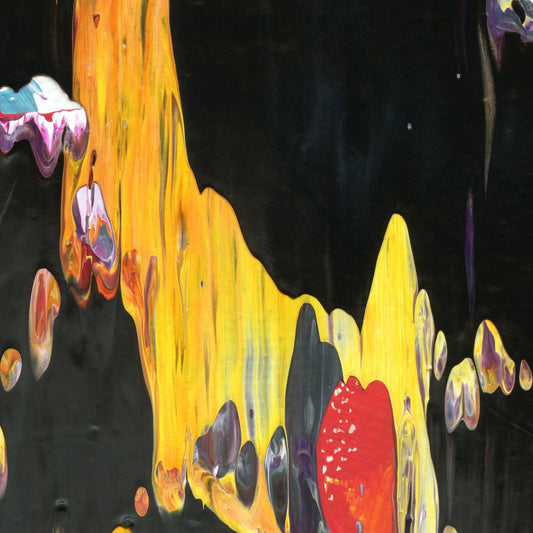 Jewel of Terebithia C3 is an abstract oil-on-canvas artwork, a fractal of its parent painting Jewel of Terebithia created by Anna Judd for the Scales Collection.