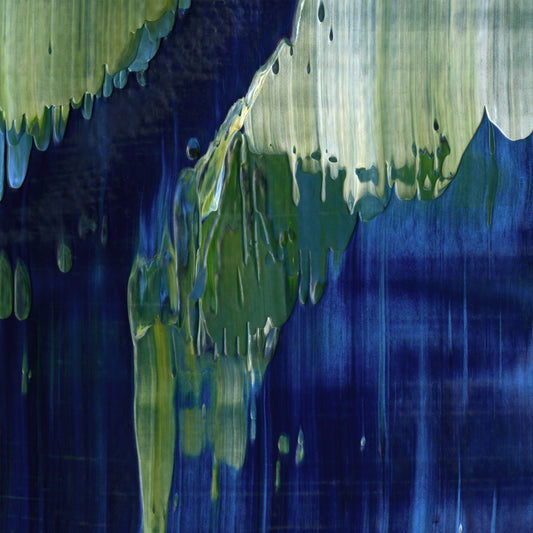 Killem With Calmness A1 is an abstract oil-on-canvas artwork, a fractal of its parent painting Killem With Calmness created by Anna Judd for the Scales Collection.