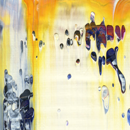 Land Of Definite Maybes A1 is an abstract oil-on-canvas artwork, a fractal of its parent painting Land Of Definite Maybes created by Anna Judd for the Scales Collection.