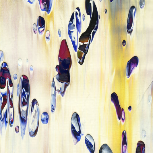 Land Of Definite Maybes B4 is an abstract oil-on-canvas artwork, a fractal of its parent painting Land Of Definite Maybes created by Anna Judd for the Scales Collection.