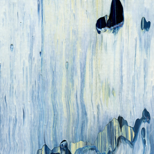 Leaving Troy B2 is an abstract oil-on-canvas artwork, a fractal of its parent painting Leaving Troy created by Anna Judd for the Scales Collection.
