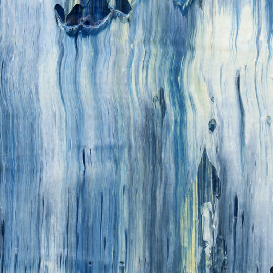 Leaving Troy C2 is an abstract oil-on-canvas artwork, a fractal of its parent painting Leaving Troy created by Anna Judd for the Scales Collection.