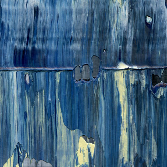 Leaving Troy D2 is an abstract oil-on-canvas artwork, a fractal of its parent painting Leaving Troy created by Anna Judd for the Scales Collection.