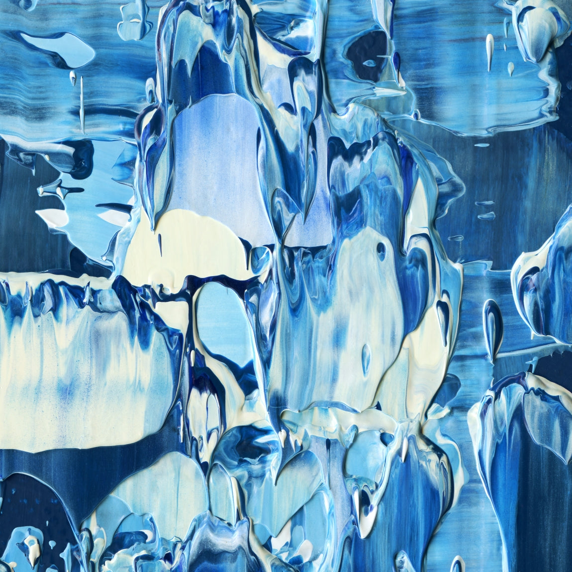 Lessons from a Conch B3 is an abstract oil-on-canvas artwork, a fractal of its parent painting Lessons from a Conch created by Anna Judd for the Scales Collection.