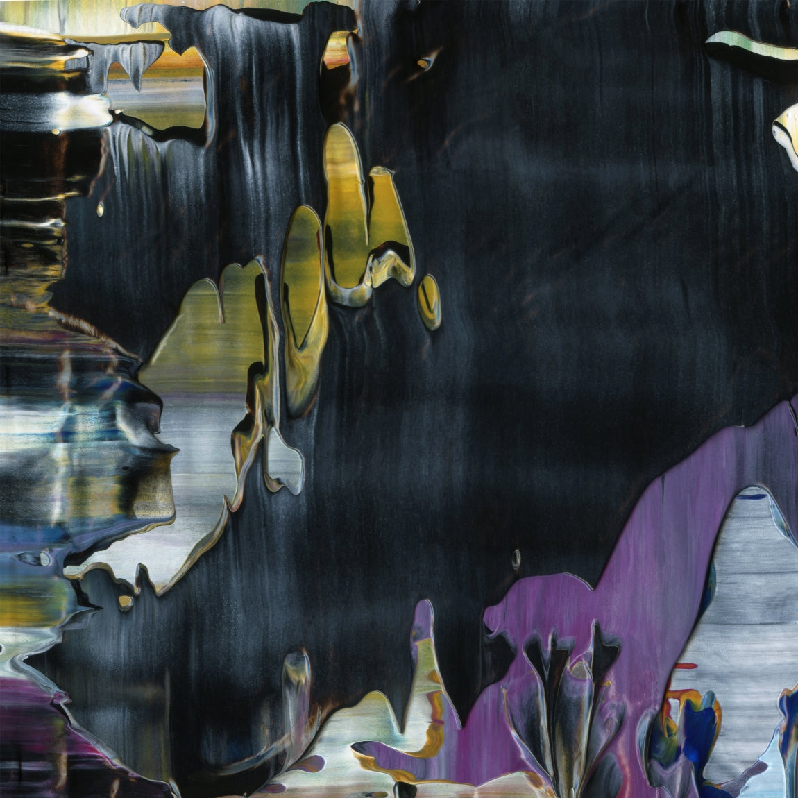 Life Is A Fractured Integration A1 is an abstract oil-on-canvas artwork, a fractal of its parent painting Life Is A Fractured Integration created by Anna Judd for the Scales Collection.