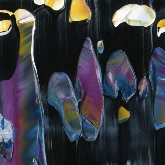 Life Is A Fractured Integration A2 is an abstract oil-on-canvas artwork, a fractal of its parent painting Life Is A Fractured Integration created by Anna Judd for the Scales Collection.