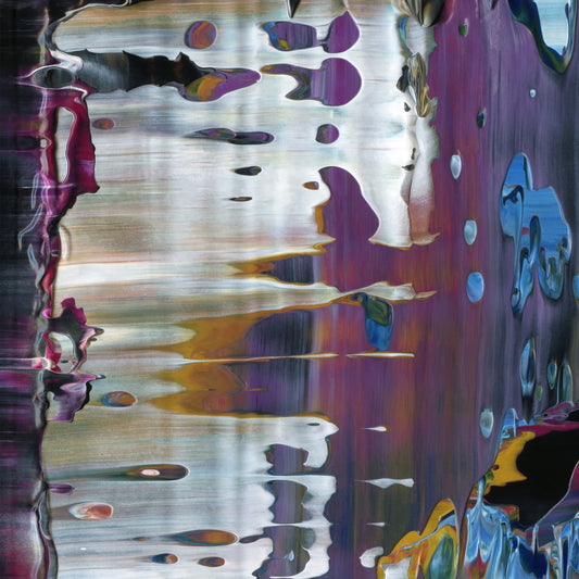 Life Is A Fractured Integration B1 is an abstract oil-on-canvas artwork, a fractal of its parent painting Life Is A Fractured Integration created by Anna Judd for the Scales Collection.