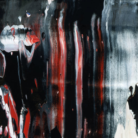 Life is Cruella A3 is an abstract oil-on-canvas artwork, a fractal of its parent painting Life is Cruella created by Anna Judd for the Scales Collection.