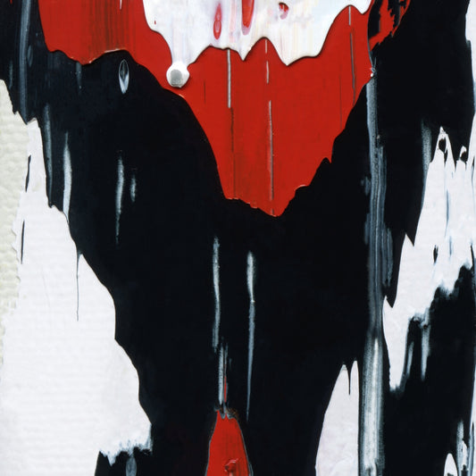 Life is Cruella C1 is an abstract oil-on-canvas artwork, a fractal of its parent painting Life is Cruella created by Anna Judd for the Scales Collection.