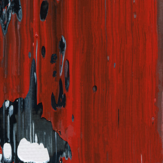 Life is Cruella E4 is an abstract oil-on-canvas artwork, a fractal of its parent painting Life is Cruella created by Anna Judd for the Scales Collection.