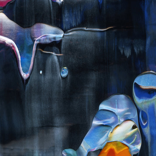 Liminal Lumina A2 is an abstract oil-on-canvas artwork, a fractal of its parent painting Liminal Lumina created by Anna Judd for the Scales Collection.