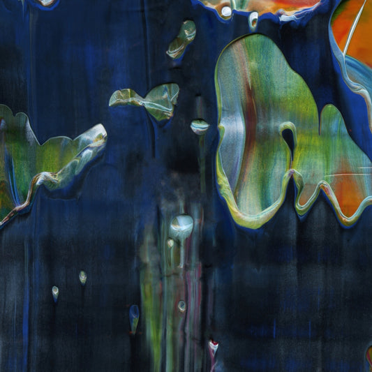 Liminal Lumina B4 is an abstract oil-on-canvas artwork, a fractal of its parent painting Liminal Lumina created by Anna Judd for the Scales Collection.