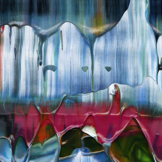 Liminal Lumina D2 is an abstract oil-on-canvas artwork, a fractal of its parent painting Liminal Lumina created by Anna Judd for the Scales Collection.