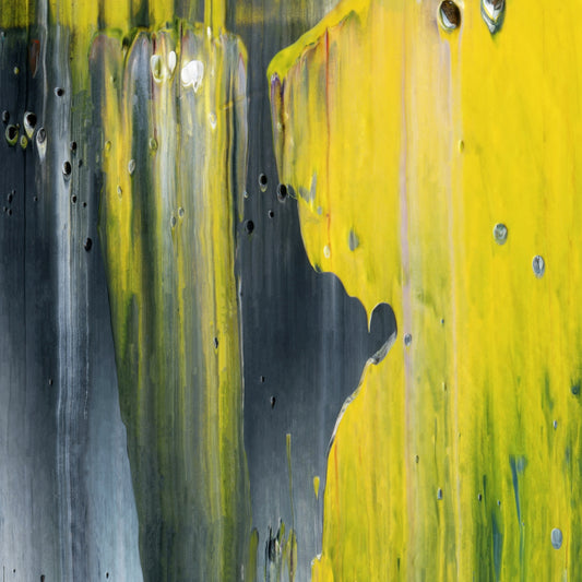 Live Here Truly A1 is an abstract oil-on-canvas artwork, a fractal of its parent painting Live Here Truly created by Anna Judd for the Scales Collection.