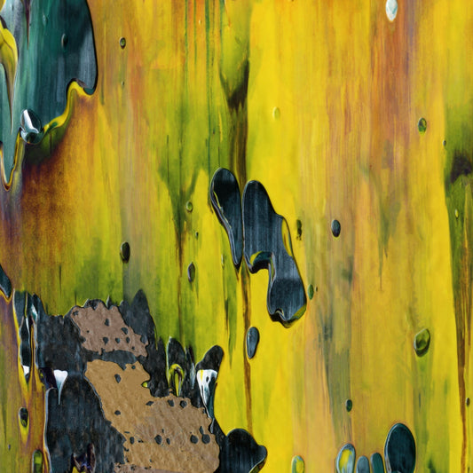 Live Here Truly A3 is an abstract oil-on-canvas artwork, a fractal of its parent painting Live Here Truly created by Anna Judd for the Scales Collection.