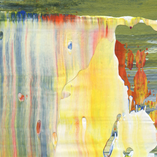 Lucid Dreaming With Pyros A2 is an abstract oil-on-canvas artwork, a fractal of its parent painting Lucid Dreaming With Pyros created by Anna Judd for the Scales Collection.