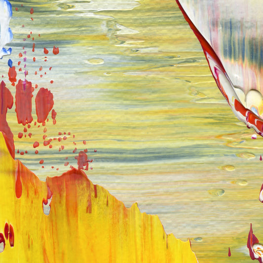 Lucid Dreaming With Pyros B3 is an abstract oil-on-canvas artwork, a fractal of its parent painting Lucid Dreaming With Pyros created by Anna Judd for the Scales Collection.