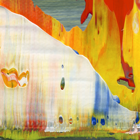 Lucid Dreaming With Pyros D2 is an abstract oil-on-canvas artwork, a fractal of its parent painting Lucid Dreaming With Pyros created by Anna Judd for the Scales Collection.