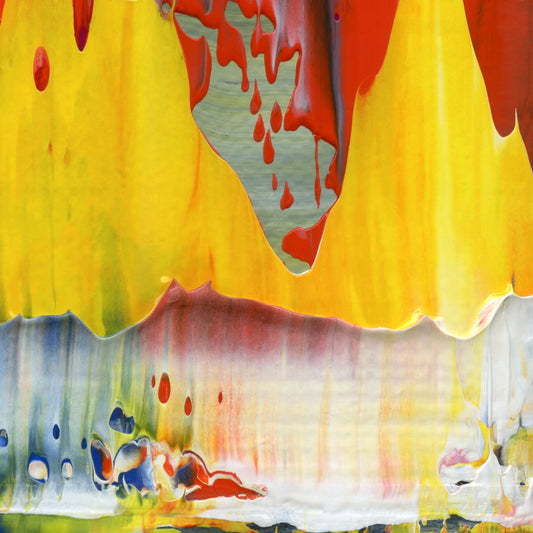 Lucid Dreaming With Pyros D4 is an abstract oil-on-canvas artwork, a fractal of its parent painting Lucid Dreaming With Pyros created by Anna Judd for the Scales Collection.