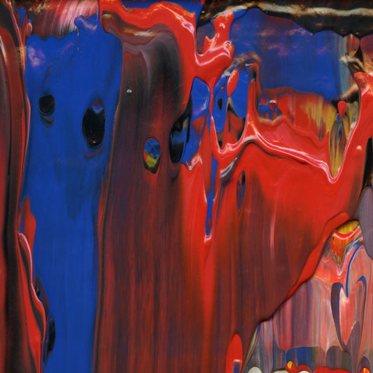 Mad Monks of Kyoto A1 is an abstract oil-on-canvas artwork, a fractal of its parent painting Mad Monks of Kyoto created by Anna Judd for the Scales Collection.