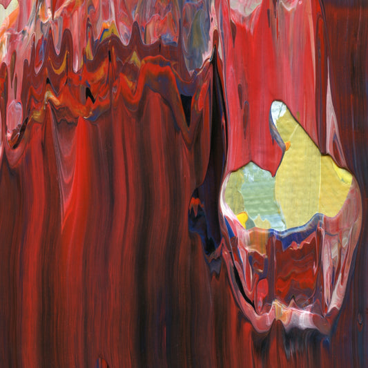 Mad Monks of Kyoto C3 is an abstract oil-on-canvas artwork, a fractal of its parent painting Mad Monks of Kyoto created by Anna Judd for the Scales Collection.