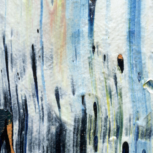 Magellan's Stopwatch B1 is an abstract oil-on-canvas artwork, a fractal of its parent painting Magellan's Stopwatch created by Anna Judd for the Scales Collection.