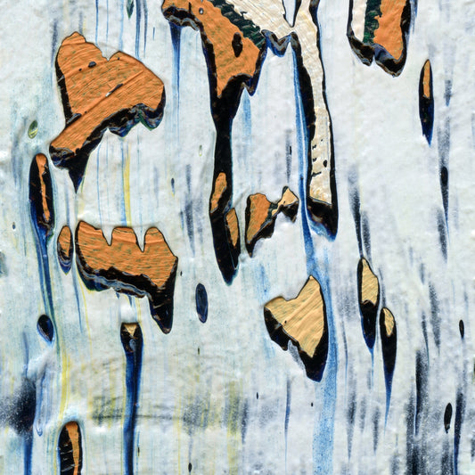 Magellan's Stopwatch B2 is an abstract oil-on-canvas artwork, a fractal of its parent painting Magellan's Stopwatch created by Anna Judd for the Scales Collection.