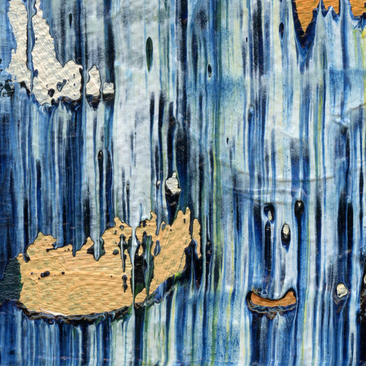 Magellan's Stopwatch D1 is an abstract oil-on-canvas artwork, a fractal of its parent painting Magellan's Stopwatch created by Anna Judd for the Scales Collection.