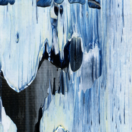 Majority Whip C3 is an abstract oil-on-canvas artwork, a fractal of its parent painting Majority Whip created by Anna Judd for the Scales Collection.