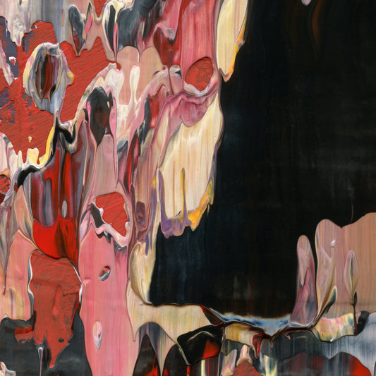 Mamelon De Taon D3 is an abstract oil-on-canvas artwork, a fractal of its parent painting Mamelon De Taon created by Anna Judd for the Scales Collection.