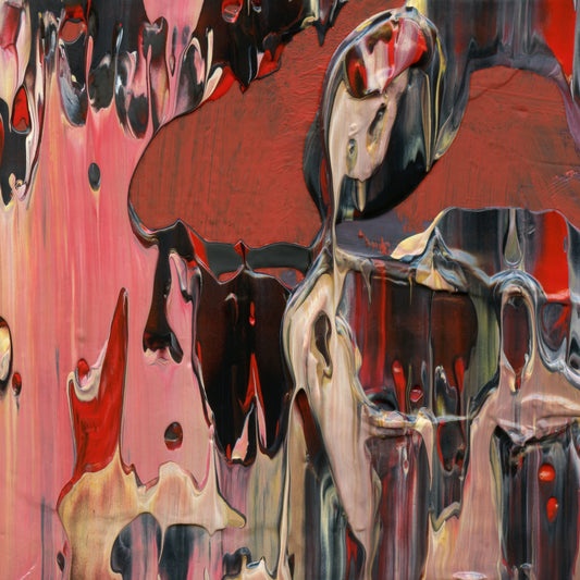 Mamelon De Taon E3 is an abstract oil-on-canvas artwork, a fractal of its parent painting Mamelon De Taon created by Anna Judd for the Scales Collection.