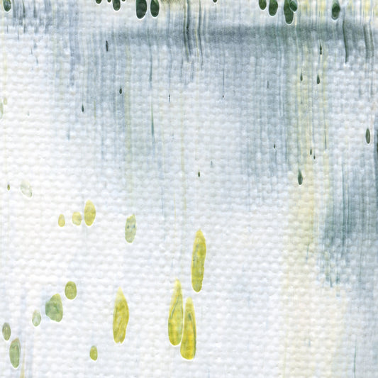 Manifesting Rain A4 is an abstract oil-on-canvas artwork, a fractal of its parent painting Manifesting Rain created by Anna Judd for the Scales Collection.