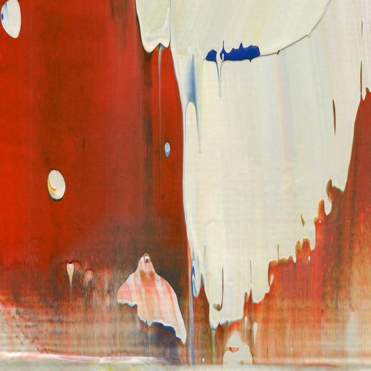 March of the Pleiadians E2 is an abstract oil-on-canvas artwork, a fractal of its parent painting March of the Pleiadians created by Anna Judd for the Scales Collection.