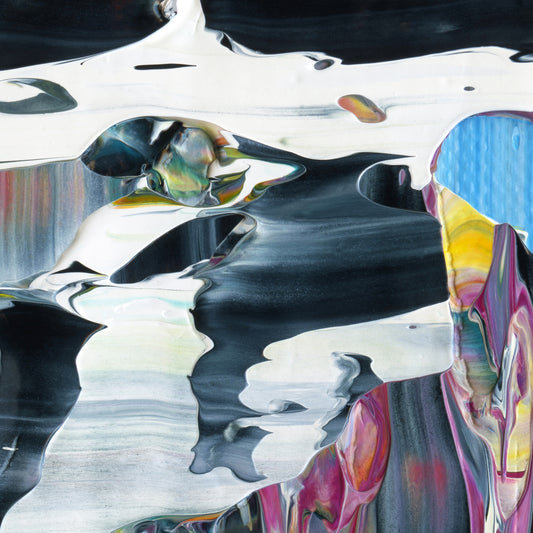 Maritime Emancipation A2 is an abstract oil-on-canvas artwork, a fractal of its parent painting Maritime Emancipation created by Anna Judd for the Scales Collection.