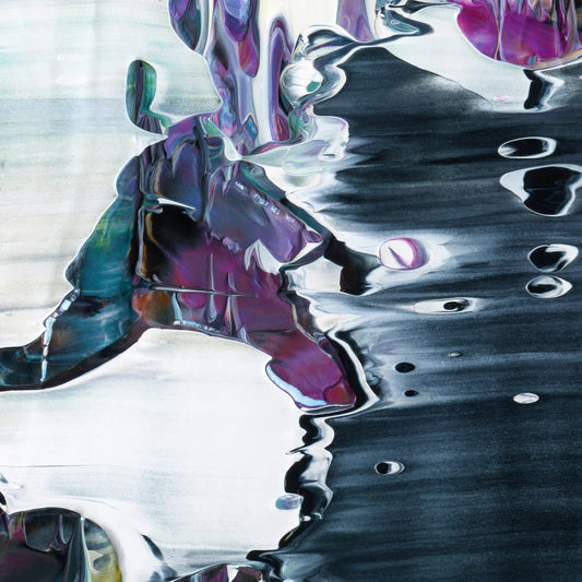 Maritime Emancipation E2 is an abstract oil-on-canvas artwork, a fractal of its parent painting Maritime Emancipation created by Anna Judd for the Scales Collection.