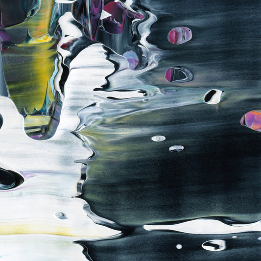 Maritime Emancipation F2 is an abstract oil-on-canvas artwork, a fractal of its parent painting Maritime Emancipation created by Anna Judd for the Scales Collection.