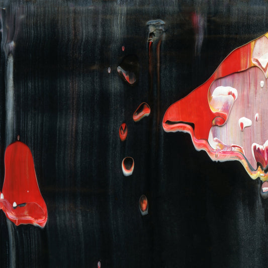 Microdosing with Dali A1 is an abstract oil-on-canvas artwork, a fractal of its parent painting Microdosing with Dali created by Anna Judd for the Scales Collection.
