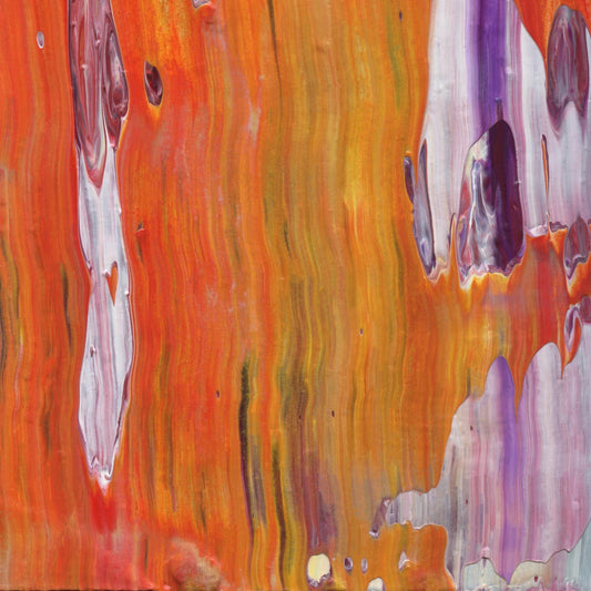 Microdosing with Dali D4 is an abstract oil-on-canvas artwork, a fractal of its parent painting Microdosing with Dali created by Anna Judd for the Scales Collection.