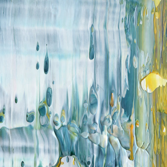 Mirror Mirror A4 is an abstract oil-on-canvas artwork, a fractal of its parent painting Mirror Mirror created by Anna Judd for the Scales Collection.