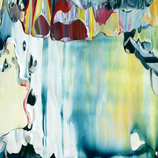 Mirror Mirror F1 is an abstract oil-on-canvas artwork, a fractal of its parent painting Mirror Mirror created by Anna Judd for the Scales Collection.