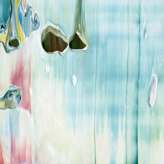 Mirror Mirror F3 is an abstract oil-on-canvas artwork, a fractal of its parent painting Mirror Mirror created by Anna Judd for the Scales Collection.