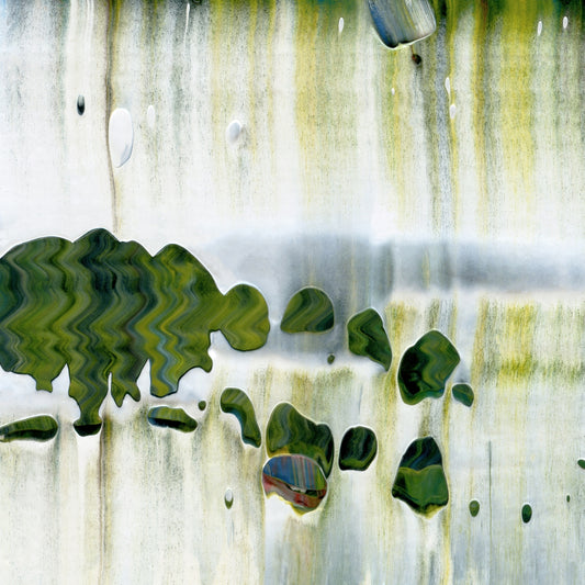 Money for Nothin' A2 is an abstract oil-on-canvas artwork, a fractal of its parent painting Money for Nothin' created by Anna Judd for the Scales Collection.