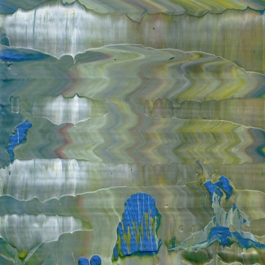 Money for Nothin' E1 is an abstract oil-on-canvas artwork, a fractal of its parent painting Money for Nothin' created by Anna Judd for the Scales Collection.